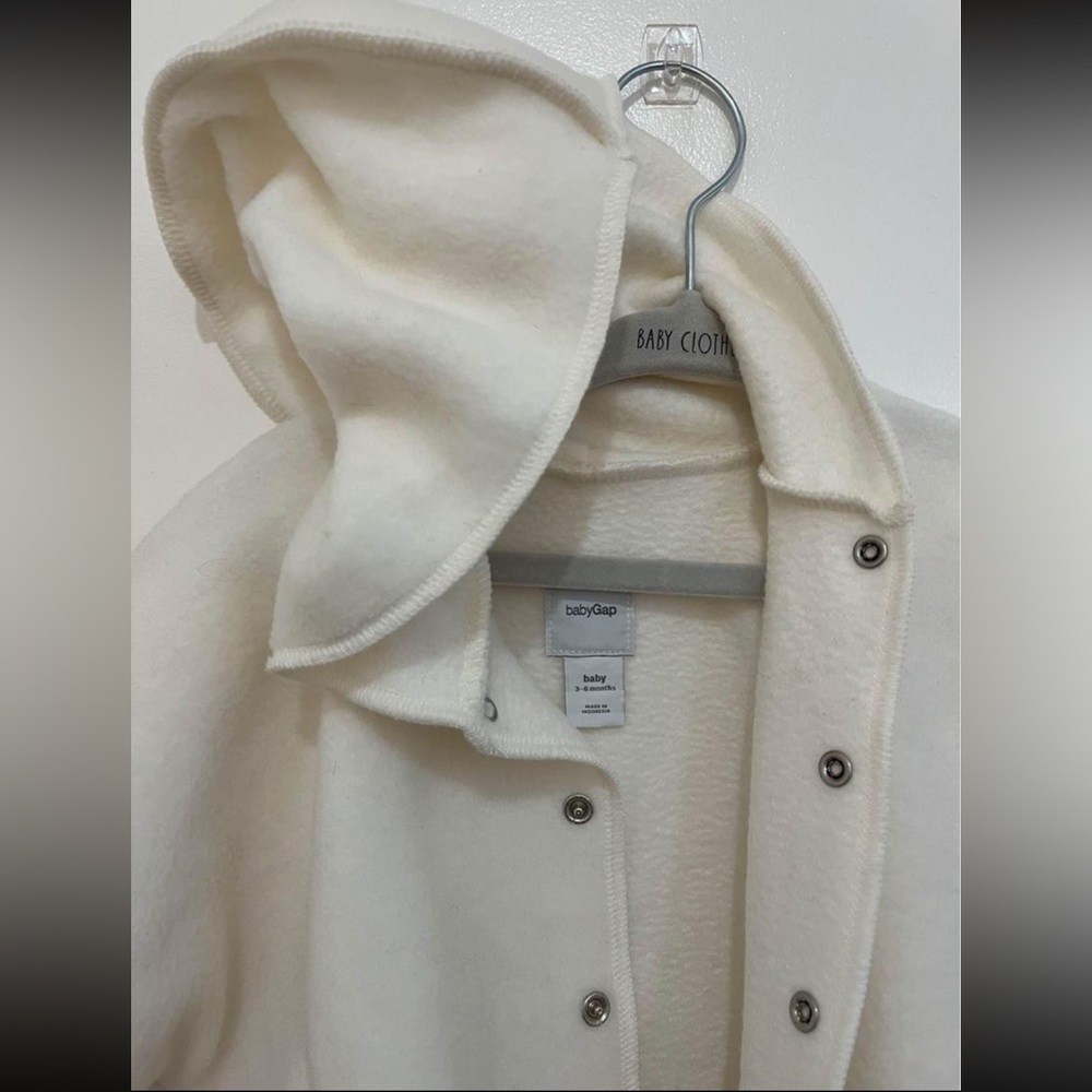 Baby Gap Cozy Romper/Outerwear with Hood